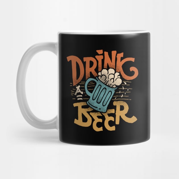 drink a beer by sober artwerk